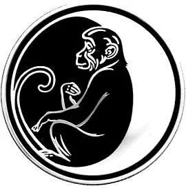 3 рубля 2004, ММД, обезьяна Proof