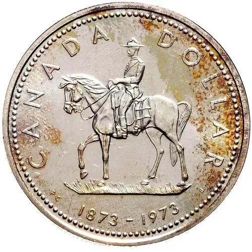 1 доллар 1973, конная полиция [Канада]