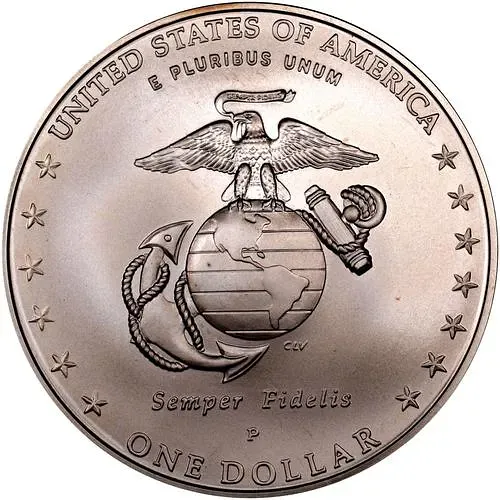 1 доллар 2005, P, морская пехота [США]