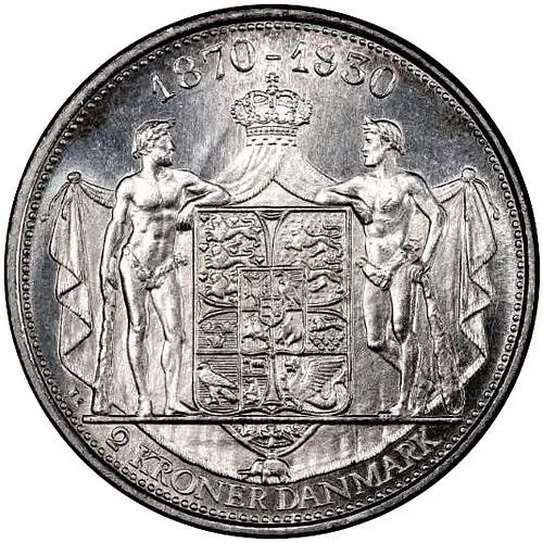 2 кроны 1930, Кристиан X [Дания]