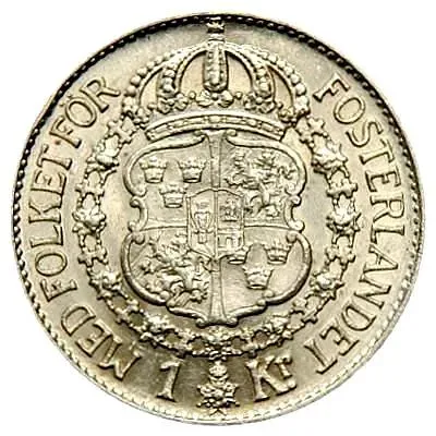 1 крона 1937 [Швеция]