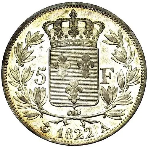 5 франков 1822 [Франция]