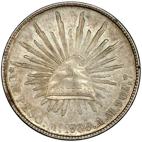 1 песо 1900 [Мексика]