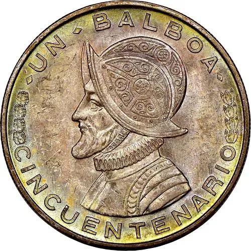 1 бальбоа 1953, 50 лет республике [Панама]