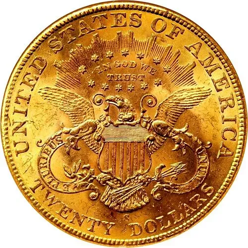 20 долларов 1901, S, голова Свободы [США]