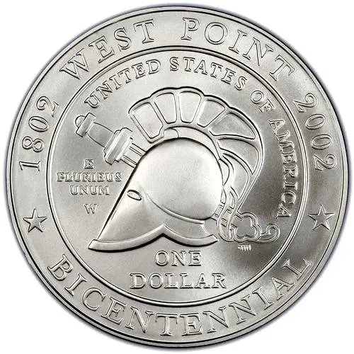 1 доллар 2002, W, военная академия [США]