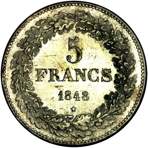 5 франков 1848 [Бельгия]