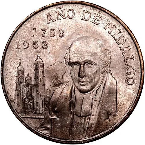 5 песо 1953, Мигель Идальго-и-Костилья [Мексика]