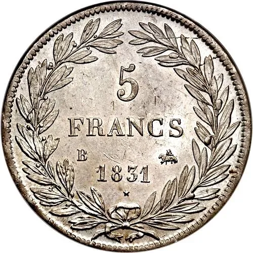 5 франков 1831, старый тип [Франция]
