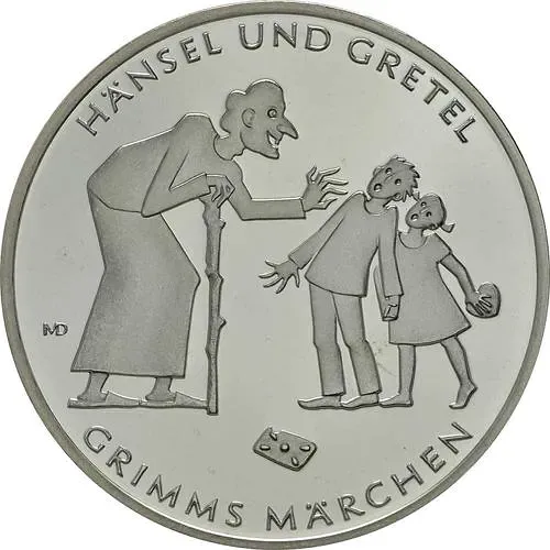 10 евро 2014, G, Гензель и Гретель [Германия] Proof