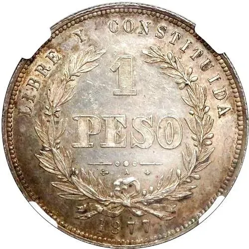 1 песо 1877 [Уругвай]