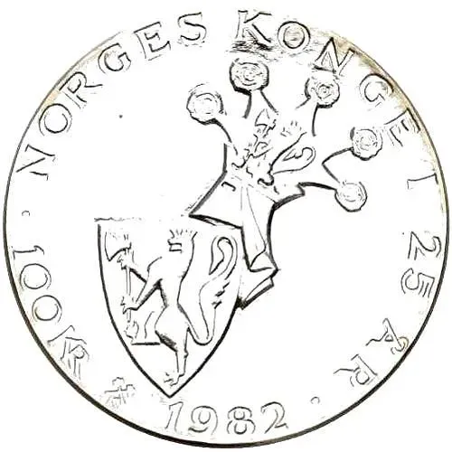 100 крон 1982, Улаф V [Норвегия]