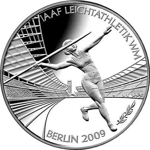 10 евро 2009, J, ЧМ по легкой атлетике [Германия]