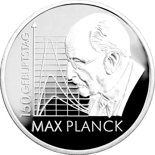 10 евро 2008, F, Макс Планк [Германия]