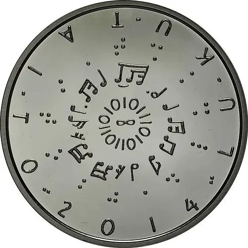 20 евро 2014, грамотность [Финляндия] Proof