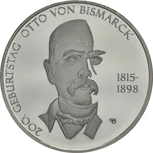 10 евро 2015, А, Отто фон Бисмарк [Германия] Proof