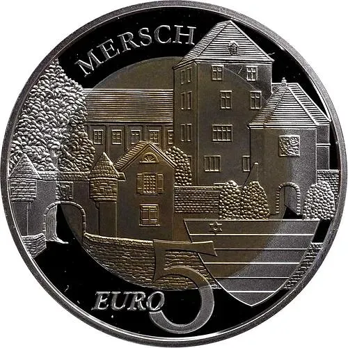 5 евро 2011, замок Мерш [Люксембург] Proof