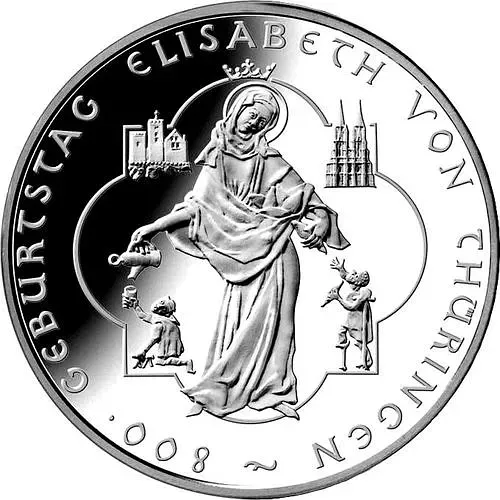 10 euro 2007, A, Elizabeth of Hungary (Thuringia) [Germany]