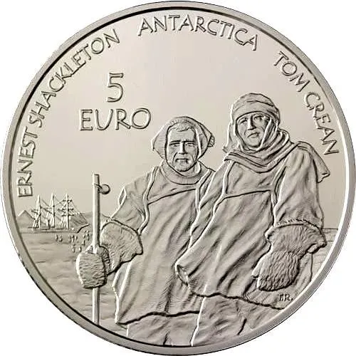 5 евро 2008, полярный год [Ирландия] Proof