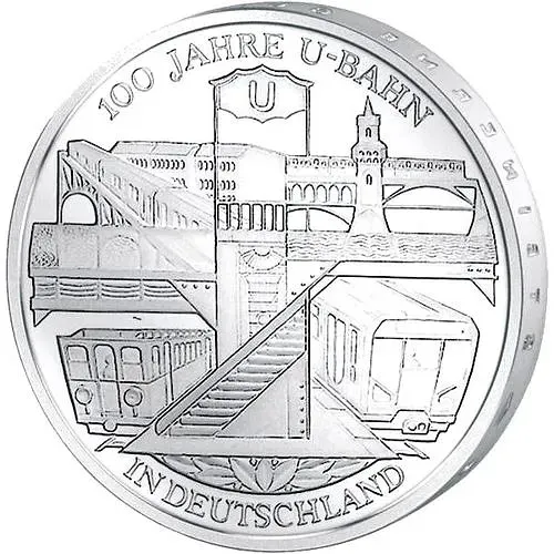 10 евро 2002, D, метро [Германия]