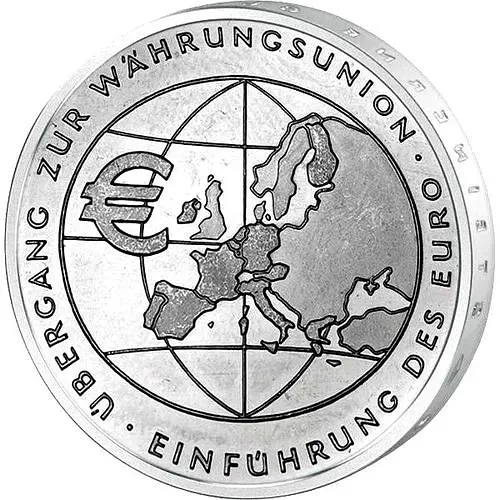 10 евро 2002, F, валютный союз [Германия]