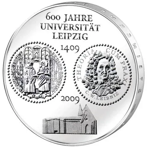 10 евро 2009, A, университет Лейпцига [Германия]