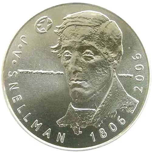 10 евро 2006, Йохан Вильгельм Снелльман [Финляндия]