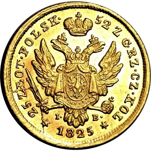 25 злотых 1825, IB