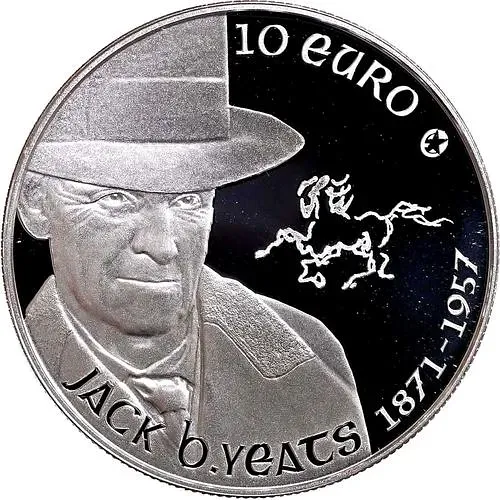 10 евро 2012, Джек Батлер Йейтс [Ирландия] Proof