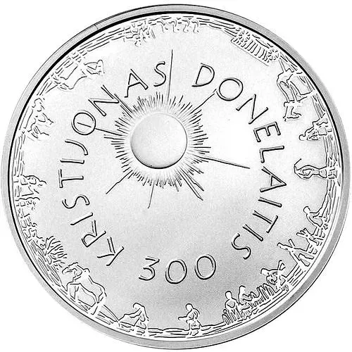 50 литов 2014, Кристионас Донелайтис [Литва] Proof