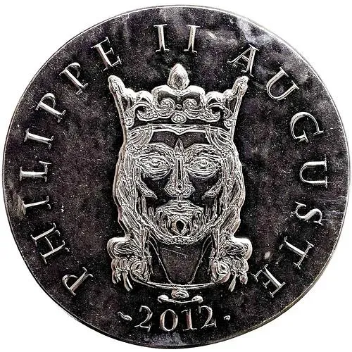 10 евро 2012, Филипп II Август [Франция] Proof