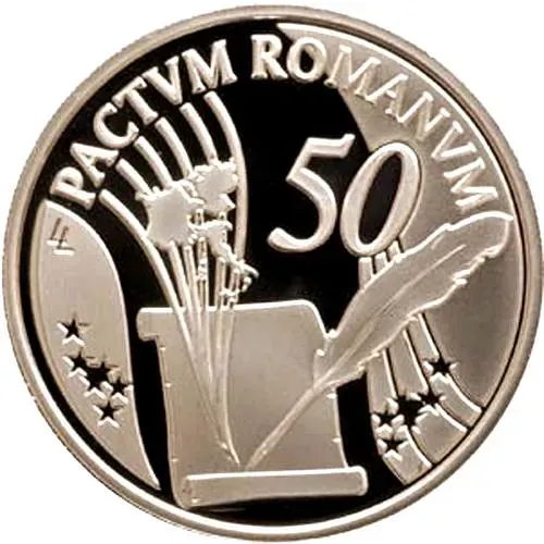 10 евро 2007, Римский договор [Бельгия] Proof