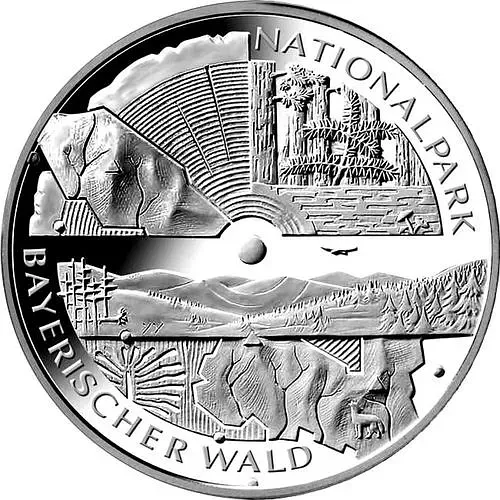 10 евро 2005, D, парк Баварский Лес [Германия]