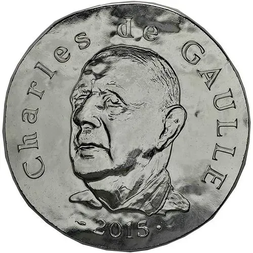 10 евро 2015, Шарль де Голль [Франция] Proof