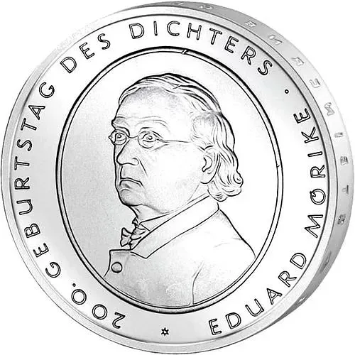 10 евро 2004, F, Эдуард Мёрике [Германия]