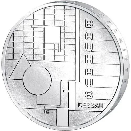 10 евро 2004, A, Баухауз в Дессау [Германия]