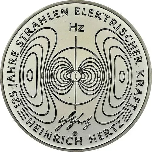 10 евро 2013, G, Генрих Герц [Германия] Proof