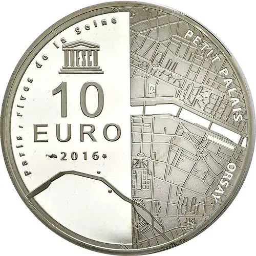 10 евро 2016, берега Сены [Франция] Proof