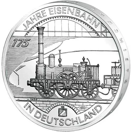 10 евро 2010, D, поезд [Германия]