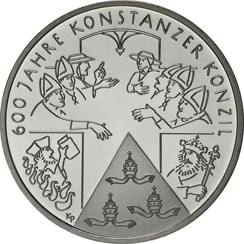 10 евро 2014, F, Констанцкий Собор [Германия] Proof