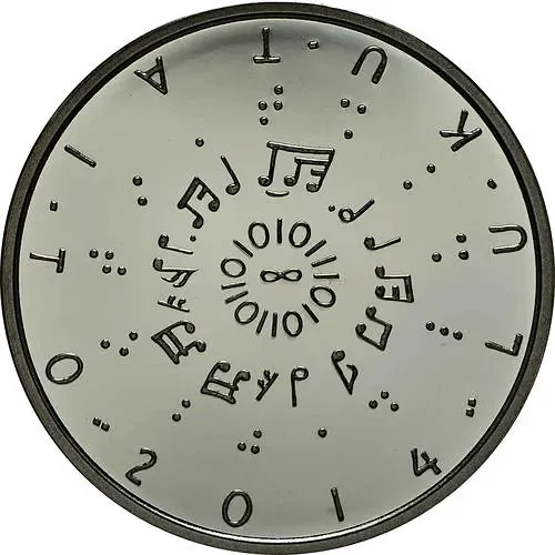 10 евро 2014, грамотность [Финляндия] Proof