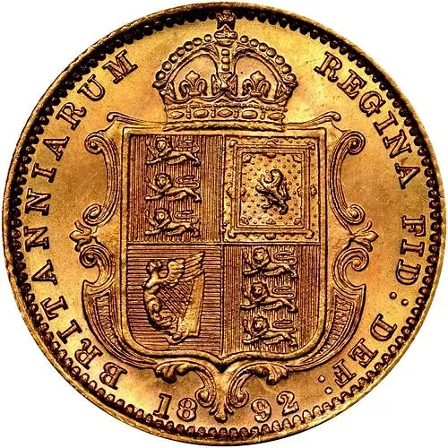 1/2 соверена 1892 [Великобритания]