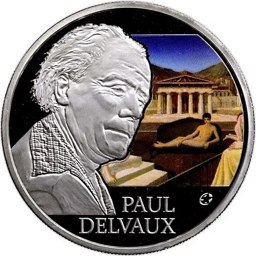 10 евро 2012, Поль Дельво [Бельгия] Proof