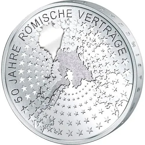10 евро 2007, F, Римский договор [Германия]