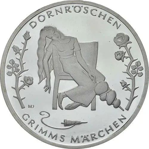 10 евро 2015, D, Спящая красавица [Германия] Proof