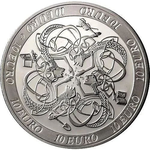 10 евро 2007, кельтская культура [Ирландия] Proof