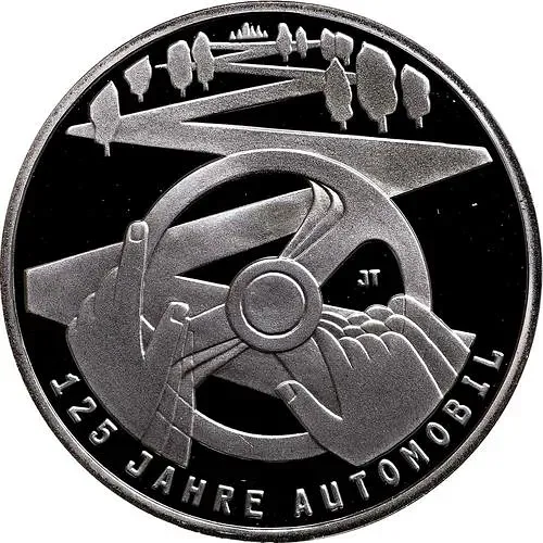 10 евро 2011, F, 125 лет автомобилю [Германия] Proof