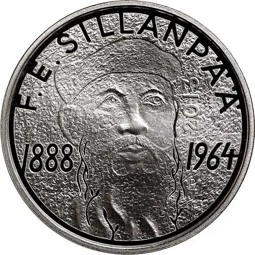 10 евро 2013, Ф. Э. Силланпяя [Финляндия] Proof