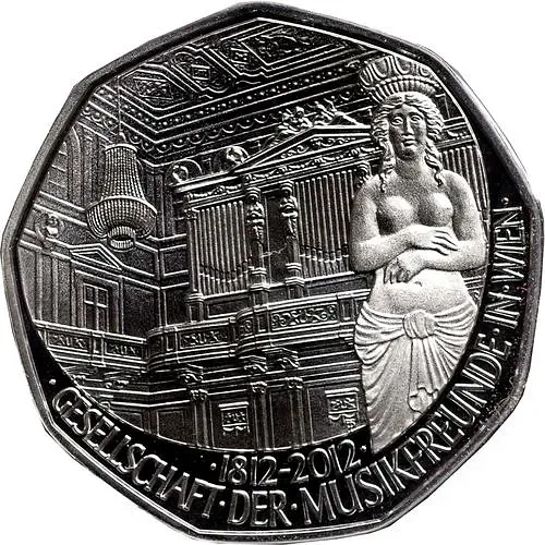 5 евро 2012, общество любителей музыки [Австрия]