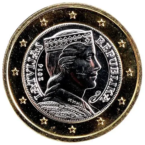 1 евро 2014 [Латвия]